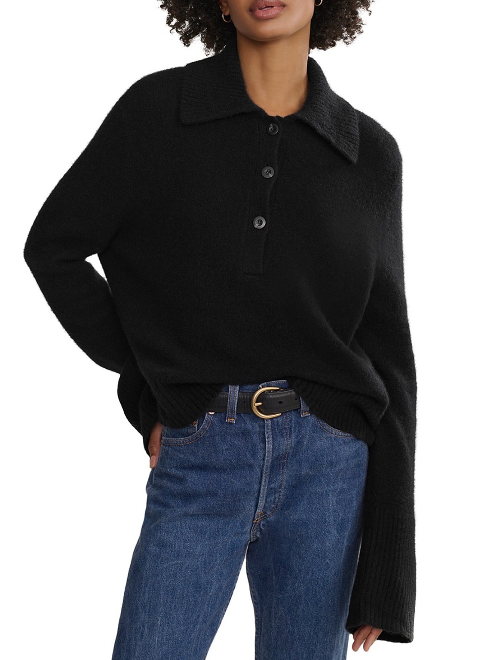 Jenni Kayne cashmere Stevie polo